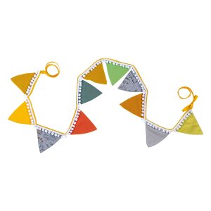 Dino mehrfarbige dekorative Fahnen