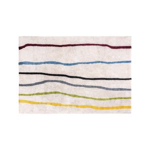 Mehrfarbiger weicher Teppich Dino