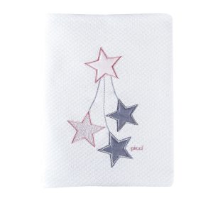 Gestickter rhombus-Decke für Wiege Stella