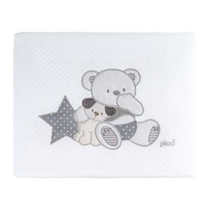 Gestickter rhombus-Decke für Wiege Valdo