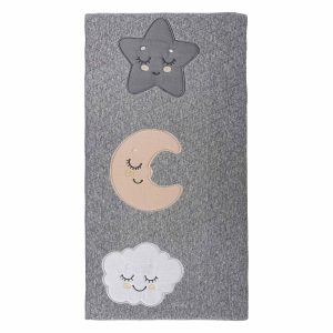 Gestickter rhombus-Decke für Bett Smile