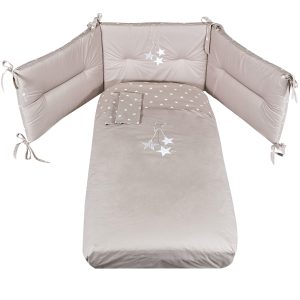 Besticktes Baby Bettwäsche-Set Stella