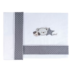 3-teiliges Bettlaken-Set gepunktetes Valdo