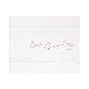 3-teiliges Bettlaken-Set mit Kristallen Vanity