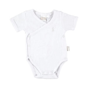 Kurzärmliger Crossover-Body aus Bambus Jersey Dili Best Natural