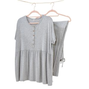 Langer Mama-Pyjama aus Bambus Dili Best Natural