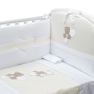 Besticktes Baby Bettwäsche-Set Amélie