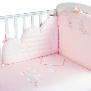 Gestepptes Baby Bettwäsche-Set mit Stickereien New Lollipop
