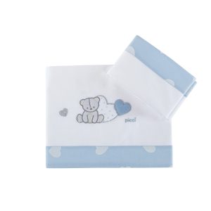 3-teiliges Bettlaken-Set Herzen Amélie