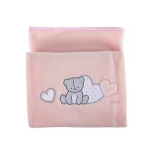 Bestickte Fleecedecke für Wiege Amélie