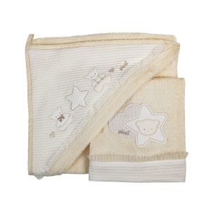 Besticktes Bambus-Badezimmer Set Nanny