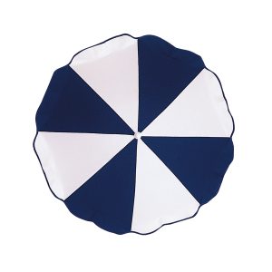 Zweifarbiger Sonnenschirm für Kinderwagen mit Doppelgelenk