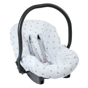 Babysitzbezüge aus Baumwollfrottee mit Sternenmuster