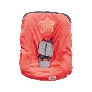 Babysitzbezüge aus Baumwollfrottee mit Sternstickerei