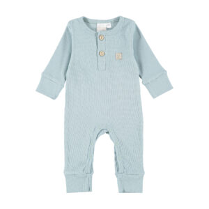 Strampler aus gestreifter GOTS-Bio-Baumwolle