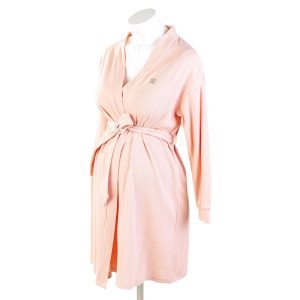 GOTS gestreifter Morgenmantel aus Bio-Baumwolle Dili Best Natural