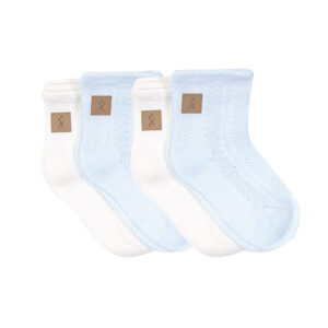 4 Paar GOTS-Geburtssocken aus Bio-Baumwolle