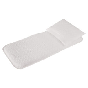 Completo cuscino e materasso termoregolatore per culla/carrozzina