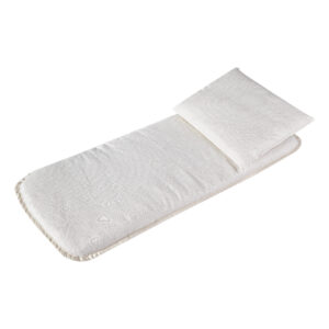 Completo cuscino e materasso antibatterico per culla/carrozzina