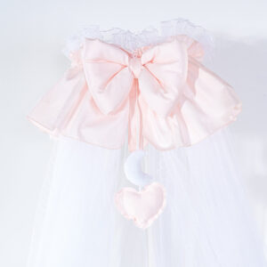 Moskitonetz für Bett mit Stange Lila