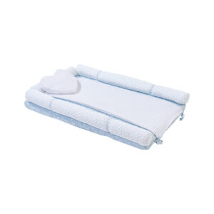 Textil-Wickeltisch mit kissen Lila