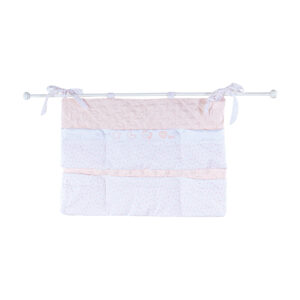 Panel/Betttaschen mit Stange für Bett und Wand Lila