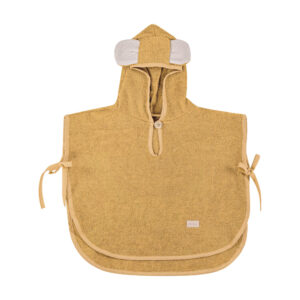 Poncho aus Bambusschwamm 2-4 Jahre karamell