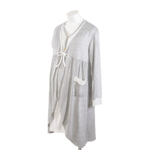 Langärmliger Morgenmantel aus Bambus Jersey Dili Best Natural