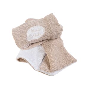 Gestrickte Decke für Wiege