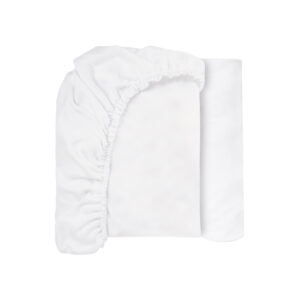 2-teiliges Jersey Spannbettlaken für Mikrobett