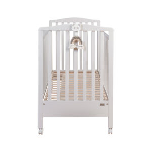 Greige lackiertes Holzbett Arcobaleno