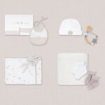 PCSET4009-Komplettes Dream-Taubengrau-Babyausstattung Set