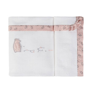 Gestickter decke für Wiege Astrid