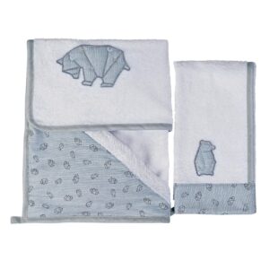 Besticktes Bambus-Badezimmer Set Astrid