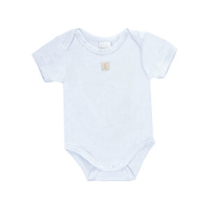 Himmelblau Kurzärmliger Body aus Bambus Jersey Dili Best Natural