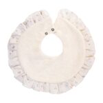 DBN34V0409-back-Lätzchen-mit-Rüschen-Musselin-Baumwollfrottee-Blumen-Creme