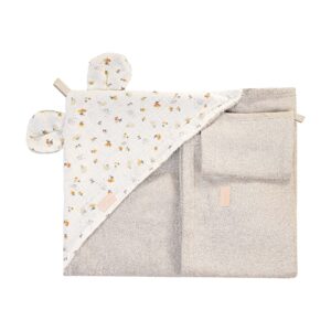 MAXI-Badetuch Set mit Bambus Handtuch und Fäustling