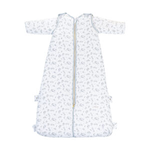 Ausziehbarer Schlafsack mit abnehmbarem Ärmel aus Bio-Musselin und Bambus, 0–6/24 Monate