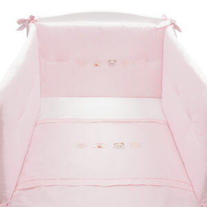 Besticktes Baby Bettwäsche-Set Arcobaleno