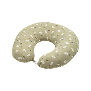 Cuscino allattamento in mussola di cotone Elefanti